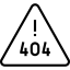 Error 404 ícono 64x64