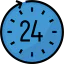 24 hours icon 64x64