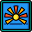 Sun icon 64x64