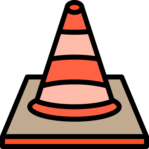 Traffic cone icon