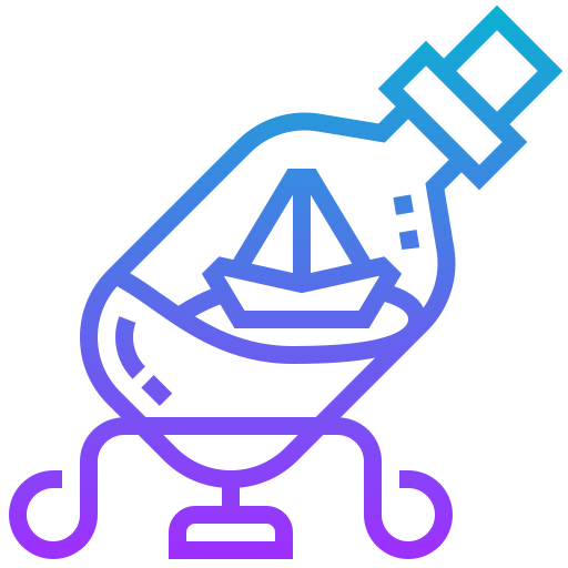 Ship in a bottle icon