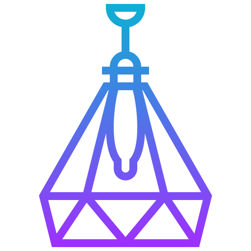 Ceiling lamp icon
