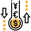 Cash flow Symbol 64x64