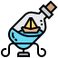 Ship in a bottle icon 64x64