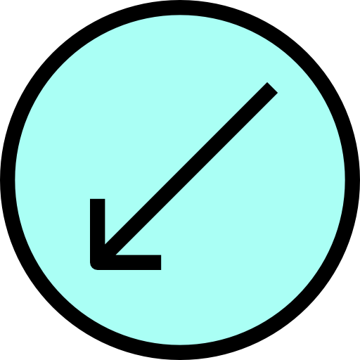 Diagonal arrow icon