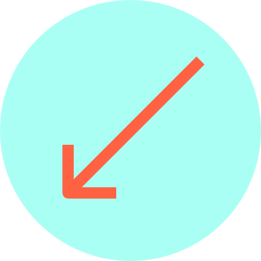 Diagonal arrow icône