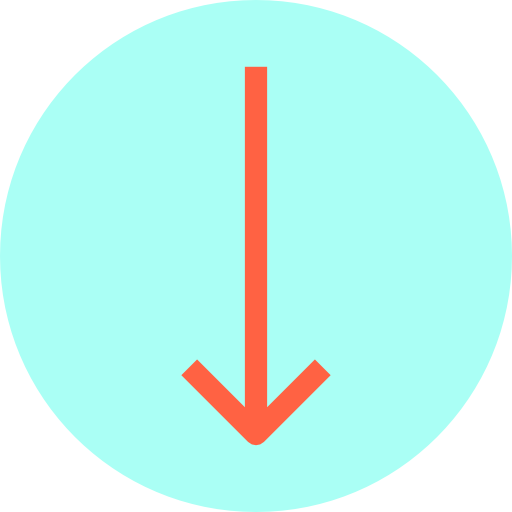 Down arrow icon