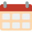 Calendar ícono 64x64
