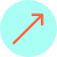 Diagonal arrow icon 64x64