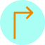 Turn right biểu tượng 64x64