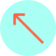 Diagonal arrow icon 64x64