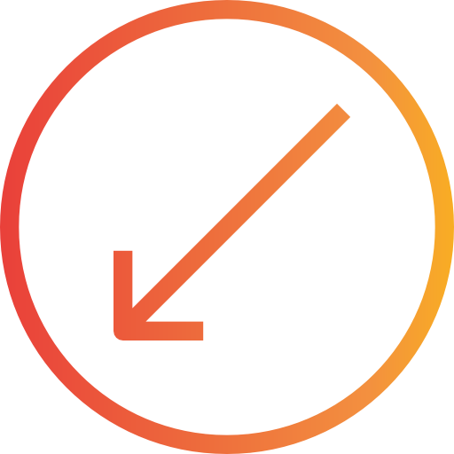 Diagonal arrow icône