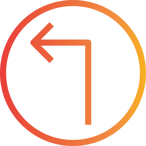 Turn left icon
