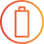 Empty battery icon 64x64