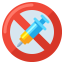 No vaccines icon 64x64