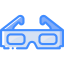 3d glasses Ikona 64x64