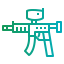 Paintball gun ícone 64x64