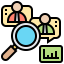 Qualitative research icon 64x64