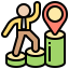 Market positioning icon 64x64