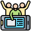 Customer behavior icon 64x64