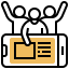 Customer behavior icon 64x64