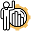 Bar graph icon 64x64
