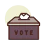 Ballot box icon 64x64