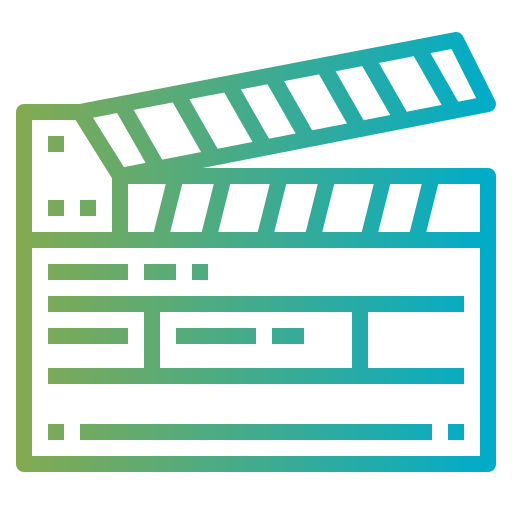 Clapperboard icon
