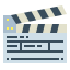Clapperboard іконка 64x64