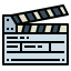 Clapperboard іконка 64x64