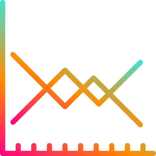 Line chart icon