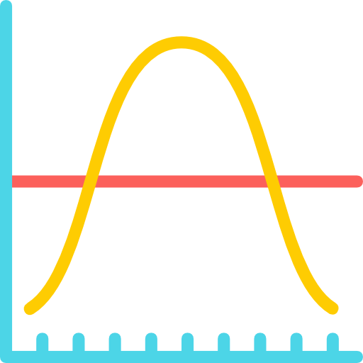 Line chart icon