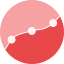 Line chart icon 64x64