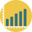 Bar chart icon 64x64