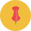 Push pin icon 64x64