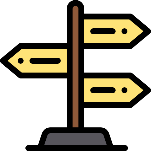 Direction sign アイコン