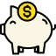 Piggy bank icon 64x64