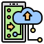 Cloud storage ícono 64x64