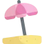 Sun umbrella icon 64x64
