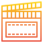 Clapperboard icon 64x64