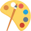 Paint palette icon 64x64