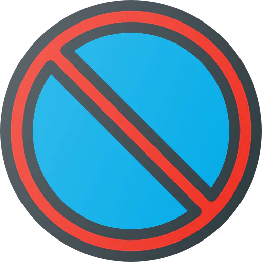 No stopping icon
