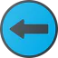 Turn left icon 64x64