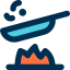 Frying pan icon 64x64