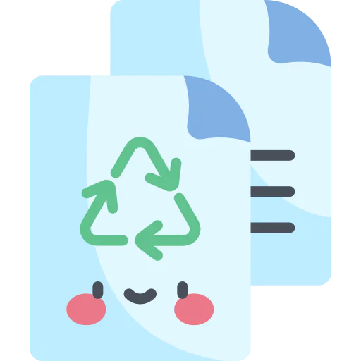 Paper recycle icon