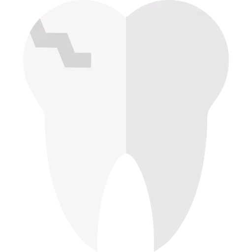 Broken tooth icon