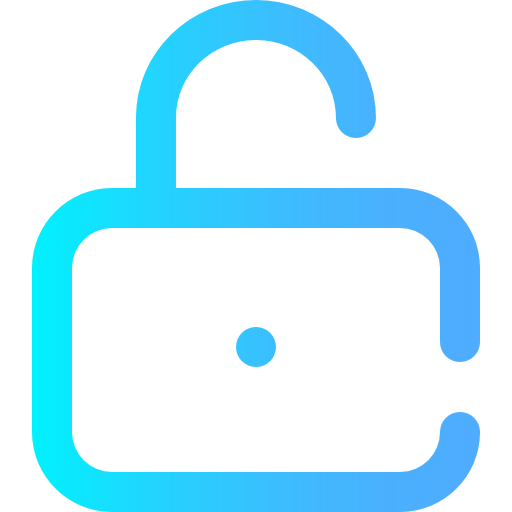 Open lock icon