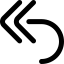 Reply all アイコン 64x64