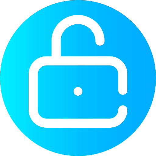 Open lock icon