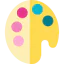 Paint palette 图标 64x64